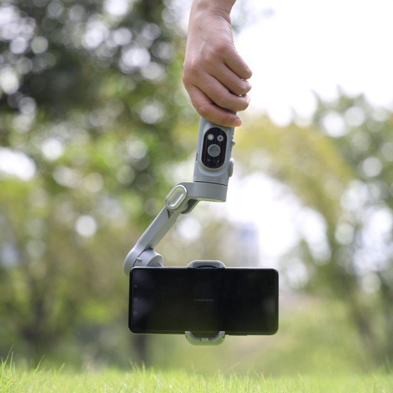 Триосьовий стабілізатор AOCHUAN Professional Gimbal Stabilizer for Smartphone SMART X Сірий (AOCHUAN-SMARTX-G) 8