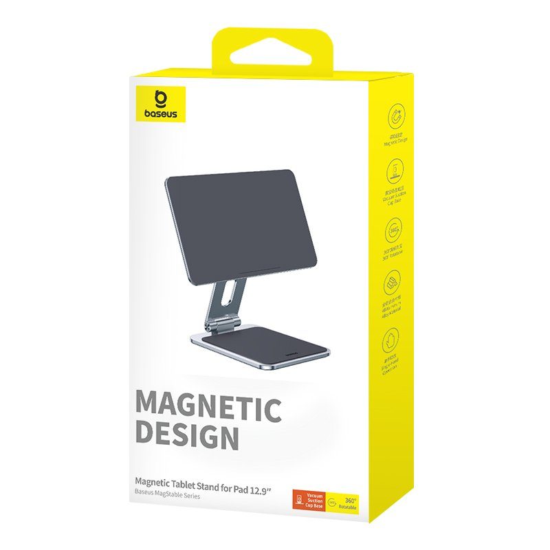 Підставка для планшету Baseus MagStable Series Magnetic Tablet Stand for Pad 12.9″ Space Grey (B10460300811-01) 2