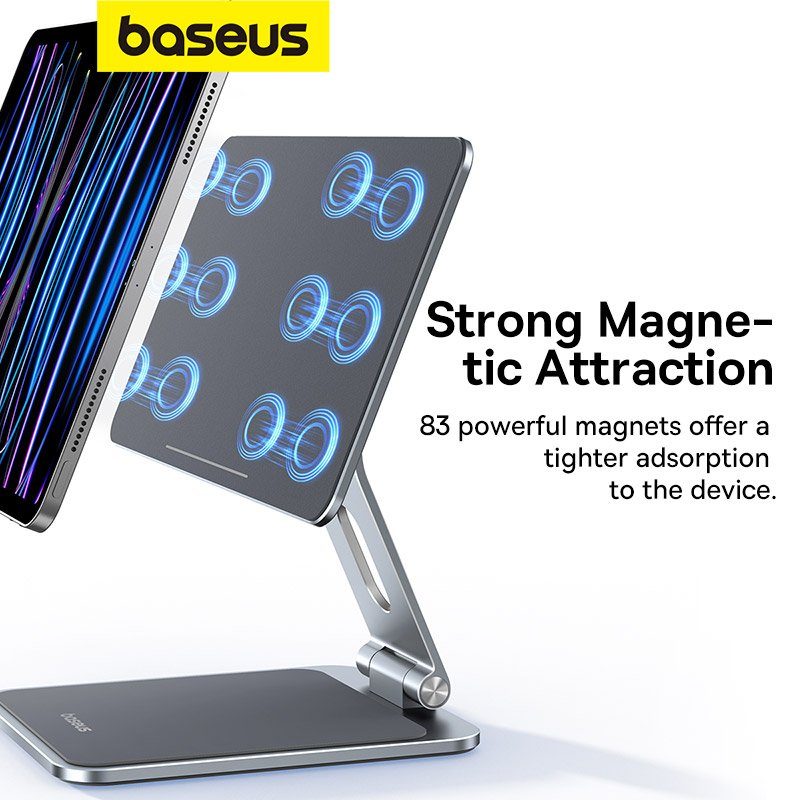 Підставка для планшету Baseus MagStable Series Magnetic Tablet Stand for Pad 12.9″ Space Grey (B10460300811-01) 12