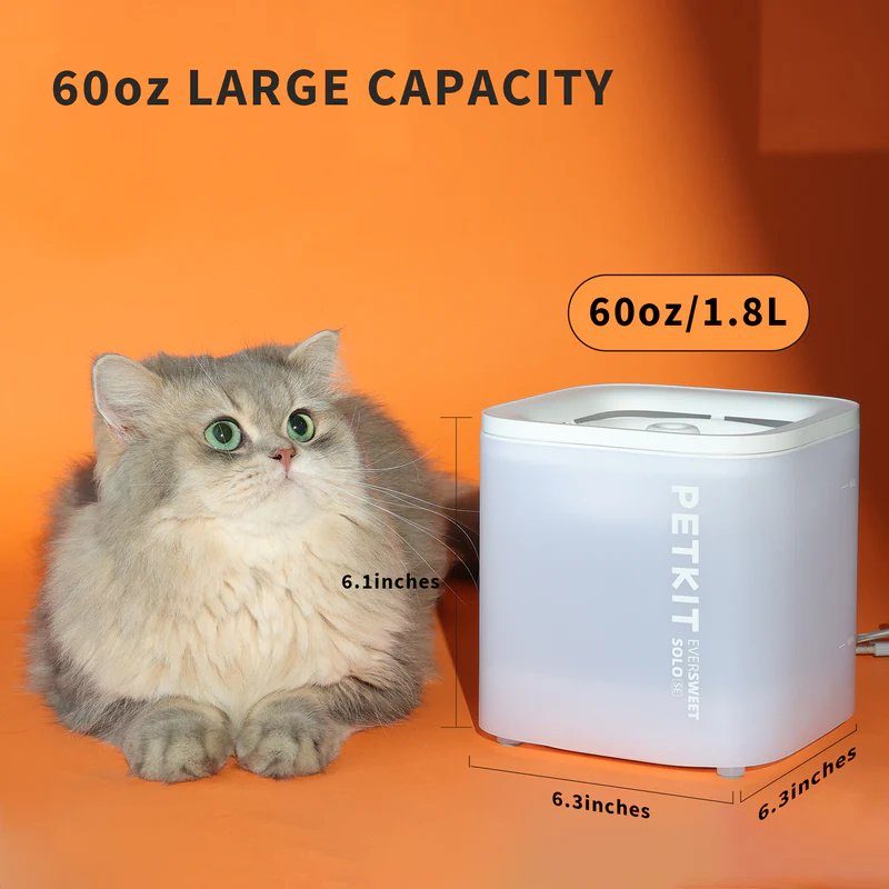 Поїлка PETKIT Eversweet SOLO SE Smart Pet Drinking Fountain Dark Grey (P4103S) 4