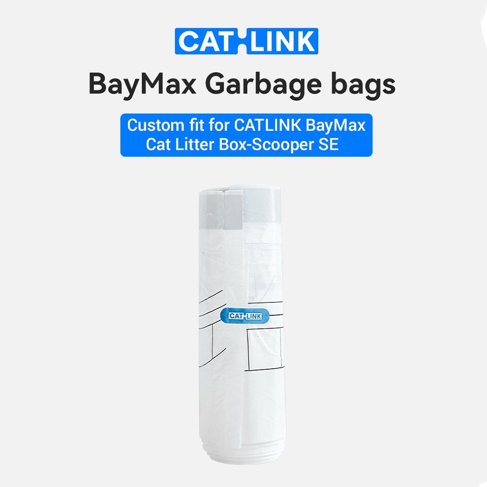 Мішки для сміття CATLINK For BAYMAX Cat Litter Box x 2 рулони (40 пакетів) (6972884750897) 2