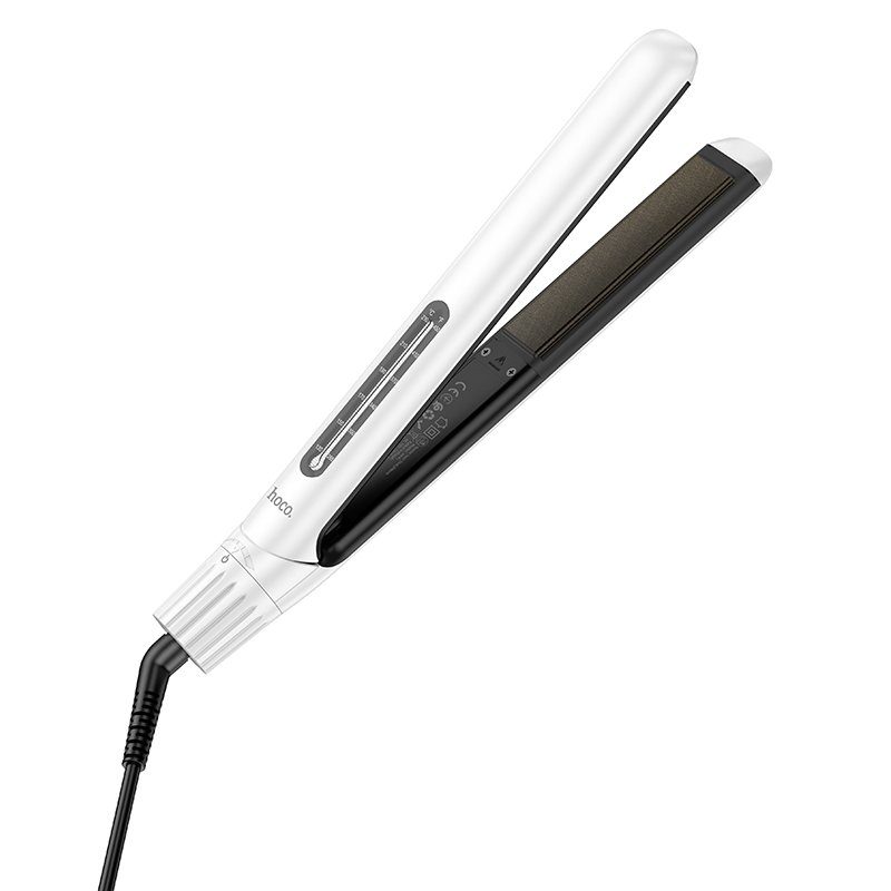 Плойка HOCO HP41 Straight and curly hair dual-purpose hair straightener(EU) White (6942007624169) 5