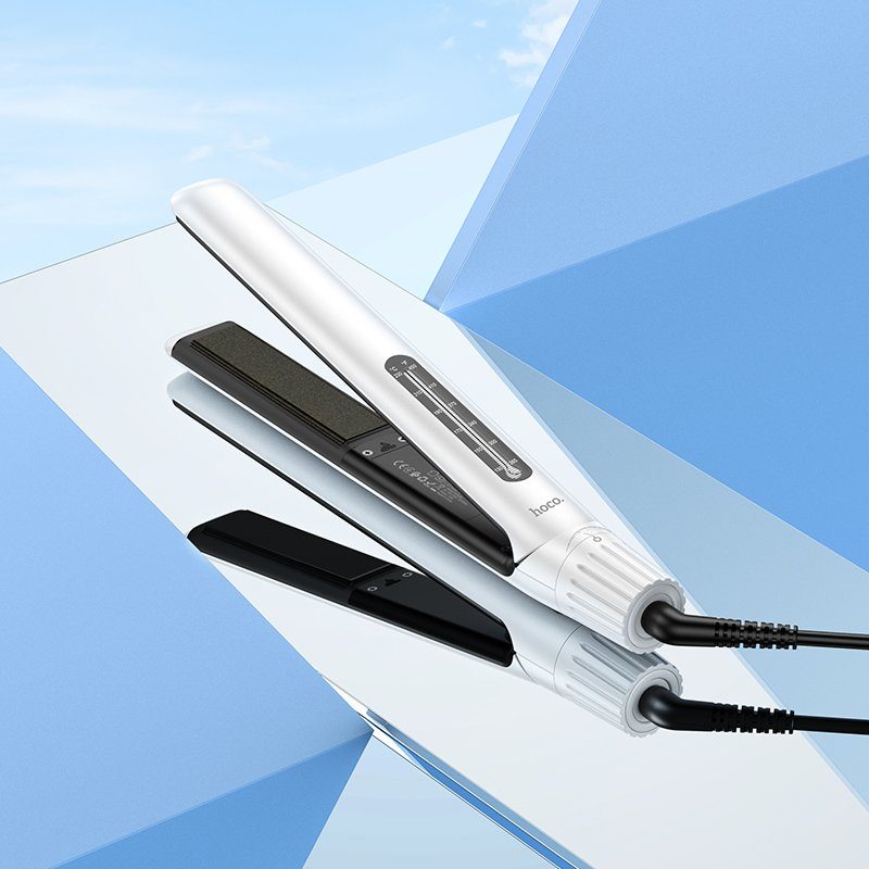 Плойка HOCO HP41 Straight and curly hair dual-purpose hair straightener(EU) White (6942007624169) 7
