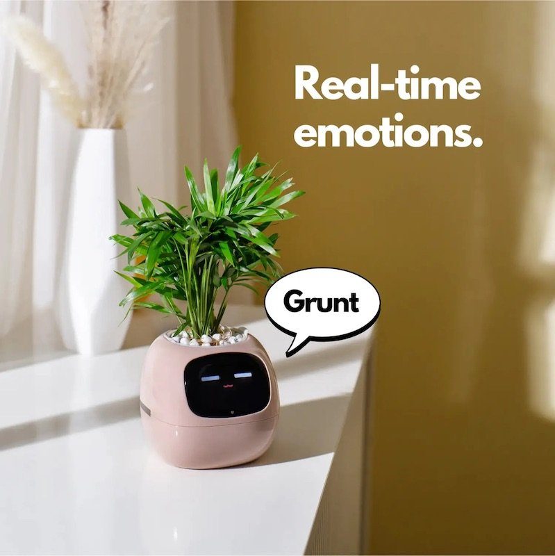 Інтерактивний розумний горщик для рослин Ivy Smart Planter Tuya AI, Green (ISPTAG) 2