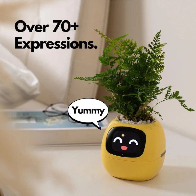 Інтерактивний розумний горщик для рослин Ivy Smart Planter Tuya AI, Green (ISPTAG) 4