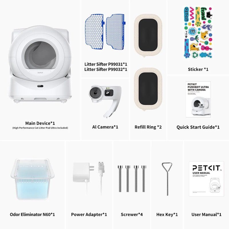Смарт автоматичний лоток PETKIT Purobot Ultra with Camera (P9903) 4