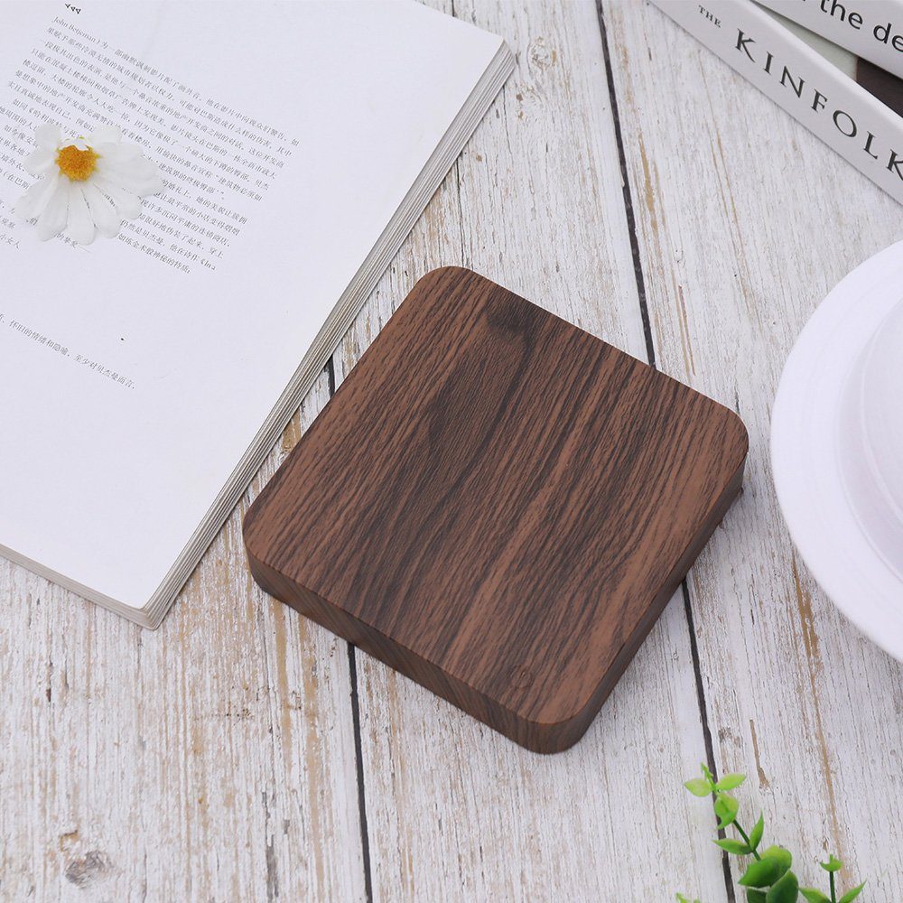 Магнітна левітаційна лампа HCNT Levitating Lamp Saturn Dark Wood Grain (SIM10-GW5-S) 5