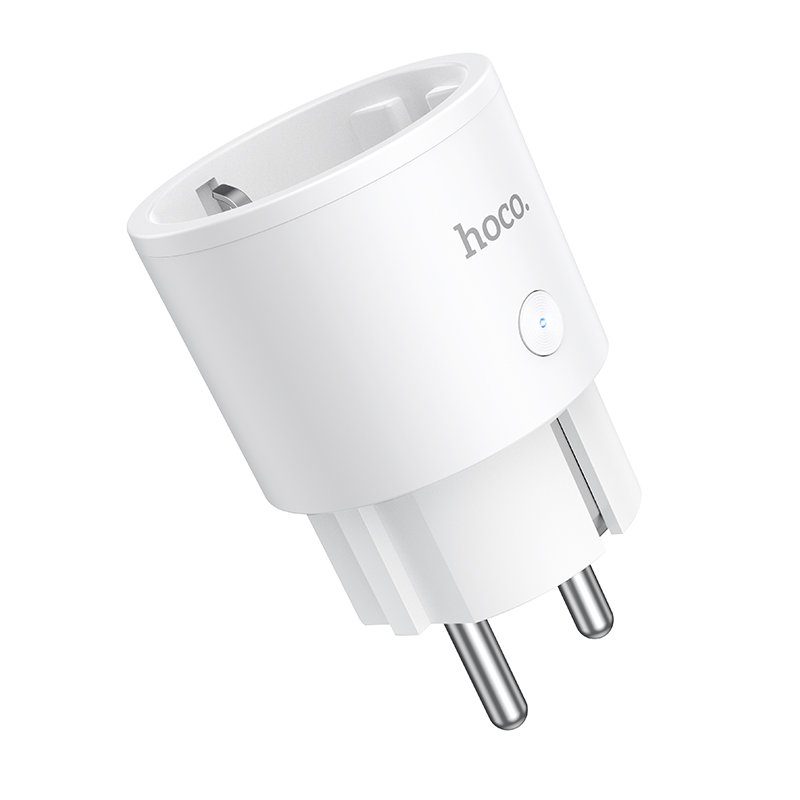 Смарт розетка HOCO AC16 Veloz smart socket(EU/GER) White (6942007616959) 3