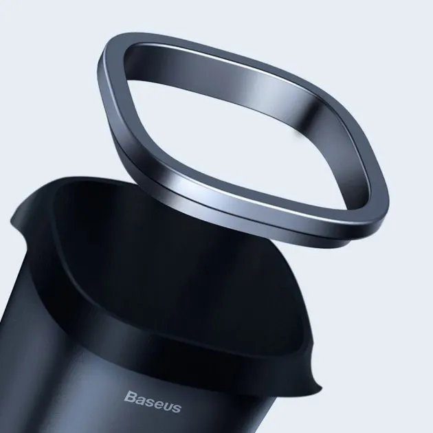 Автомобільний сміттєвий контейнер Baseus Dust-free Vehicle-mounted Trash Can（TrashBag 3 roll/90）Black (CRLJT-A01) 5