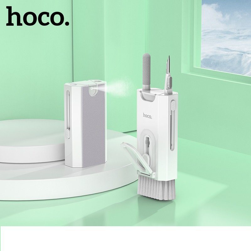 Набір для очистки девайсів Hoco DI35 8-in-1 multifunctional cleaning kit(overseas customization) White (6931474795489) 10