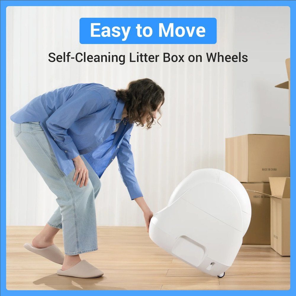 Смарт автоматичний лоток CATLINK Smart Litter Box - Scooper SE Baymax (6972884750842) 8