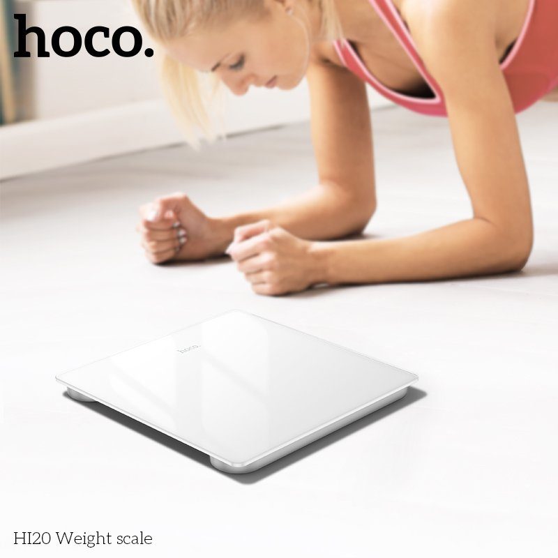 Ваги підлогові HOCO HI20 Weight scale White (6942007624114) 7