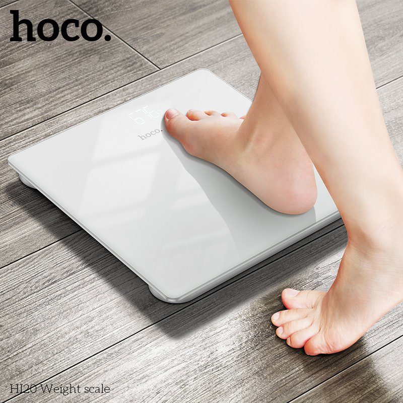 Ваги підлогові HOCO HI20 Weight scale White (6942007624114) 8