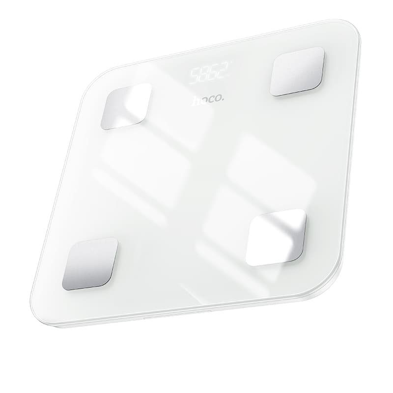 Ваги підлогові HOCO HI21 Smart body fat scale White (6942007624121) 3