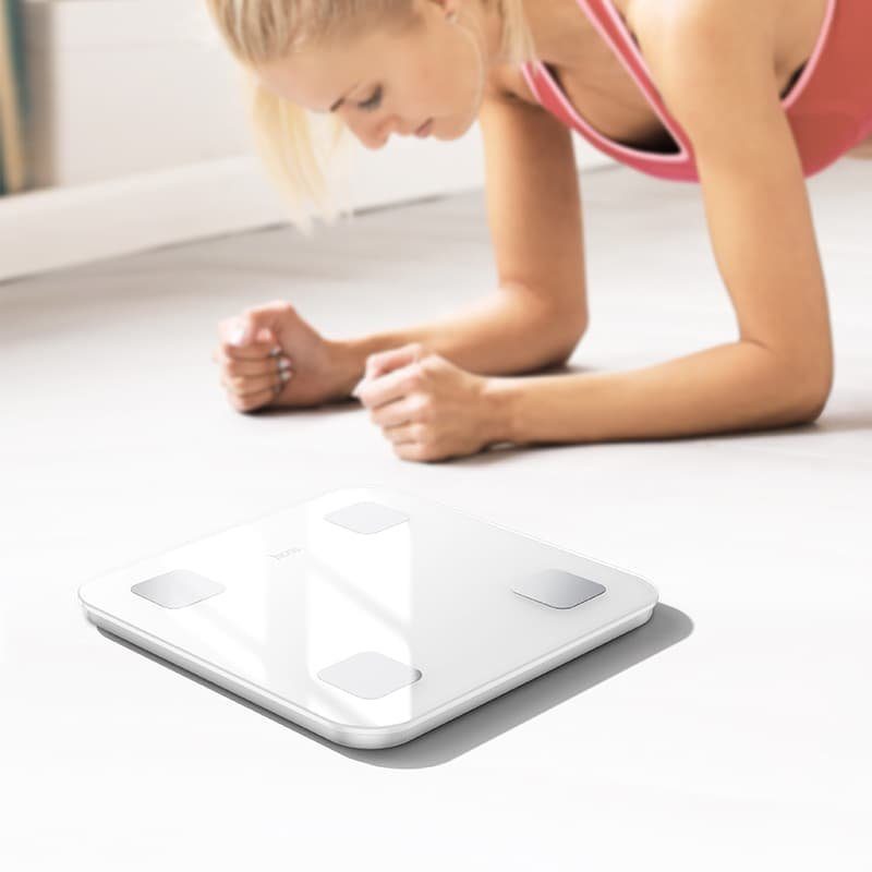 Ваги підлогові HOCO HI21 Smart body fat scale White (6942007624121) 8