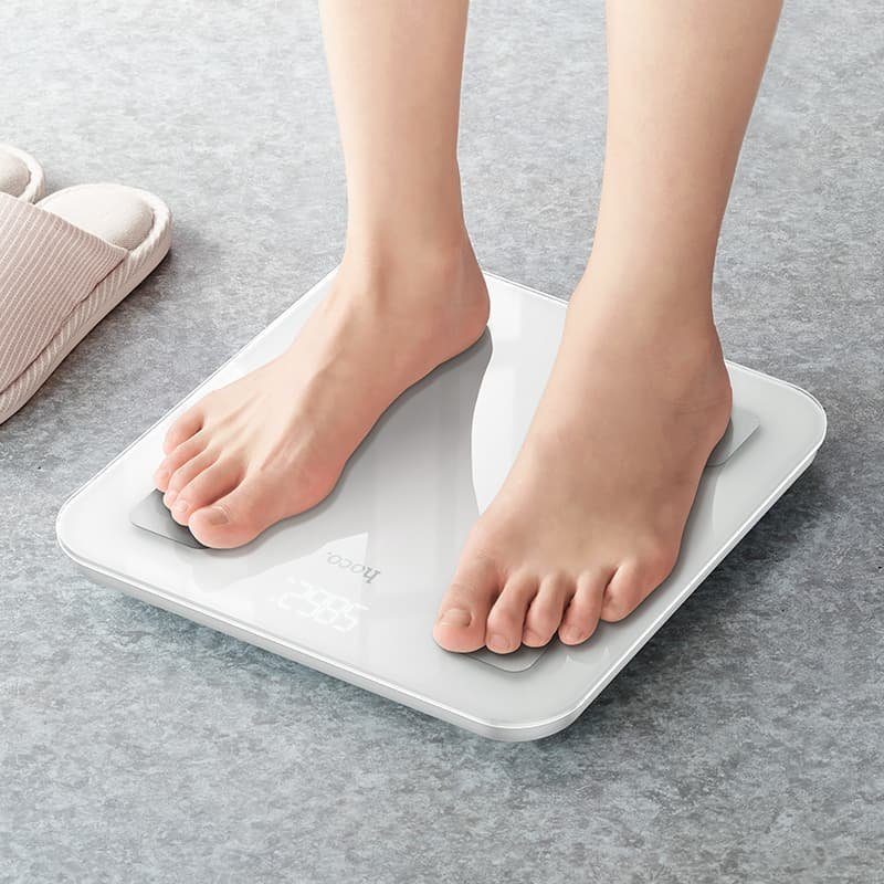 Ваги підлогові HOCO HI21 Smart body fat scale White (6942007624121) 7