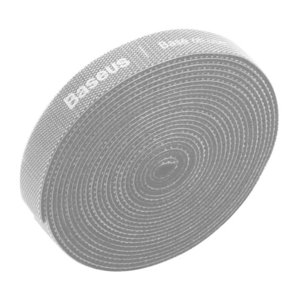 Органайзер для кабелю Baseus Colourful Circle Velcro strap 3m Gray (ACMGT-F0G)