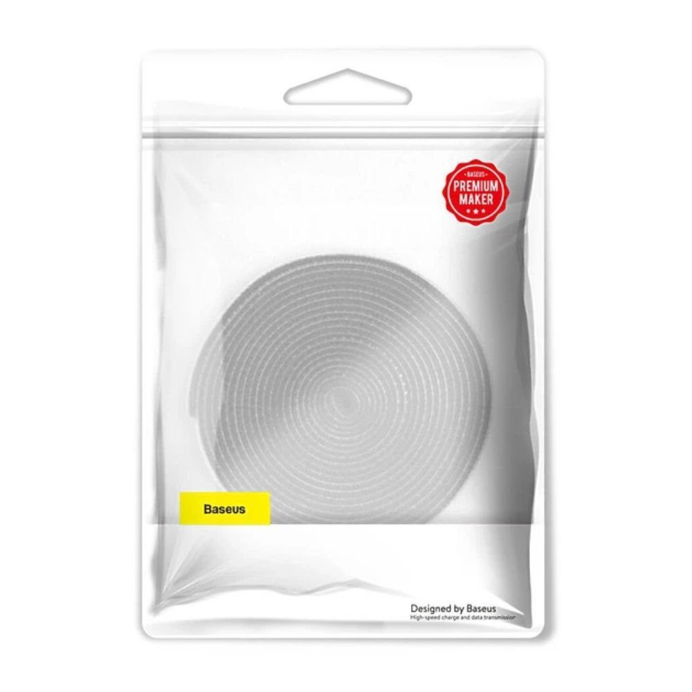 Органайзер для кабелю Baseus Colourful Circle Velcro strap 3m Gray (ACMGT-F0G) 2
