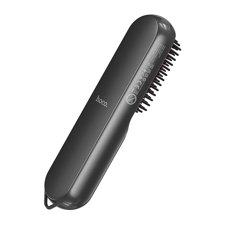 Гребінець для випрямлення волосся HOCO HP45 Heating straight hair comb Gray (6942007654593) 4