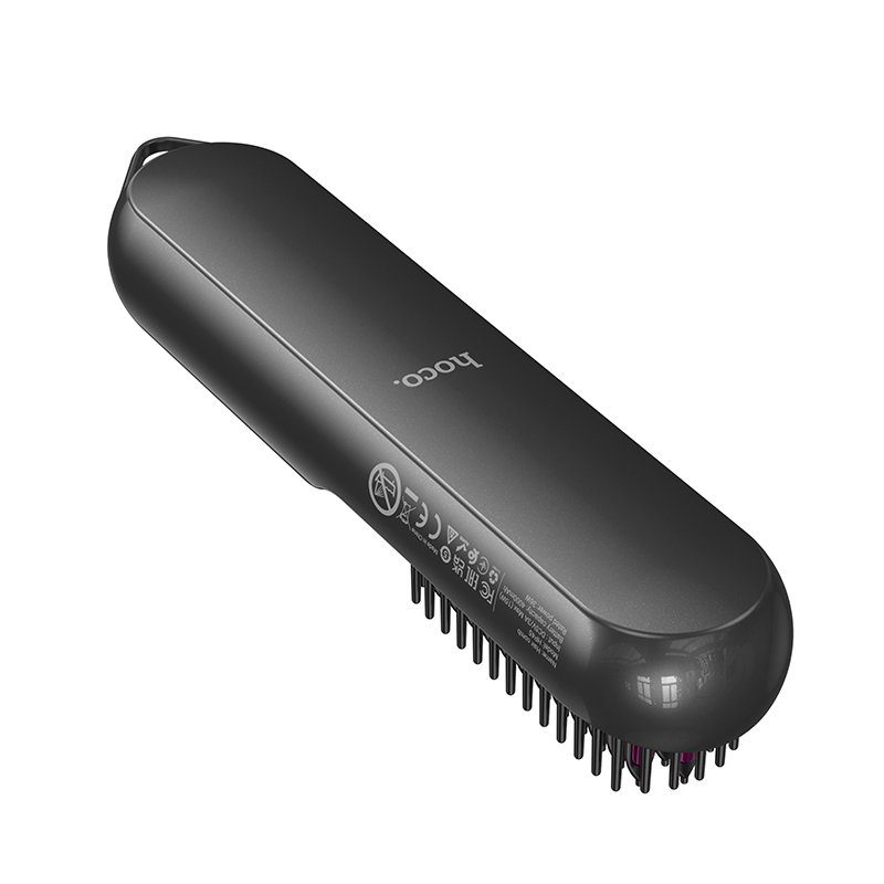 Гребінець для випрямлення волосся HOCO HP45 Heating straight hair comb Gray (6942007654593) 3