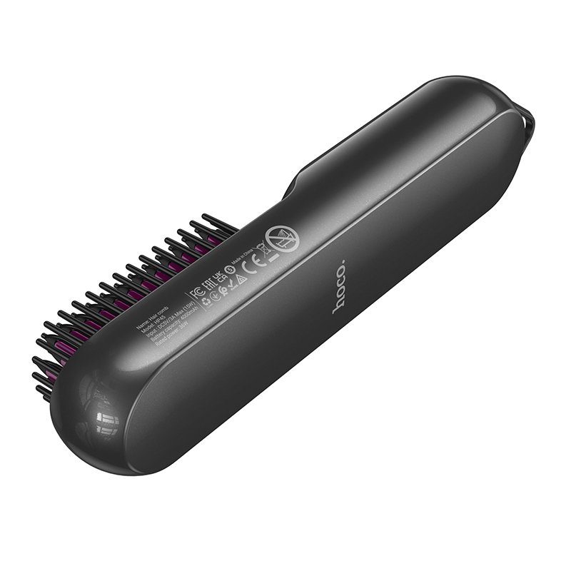 Гребінець для випрямлення волосся HOCO HP45 Heating straight hair comb Gray (6942007654593) 7