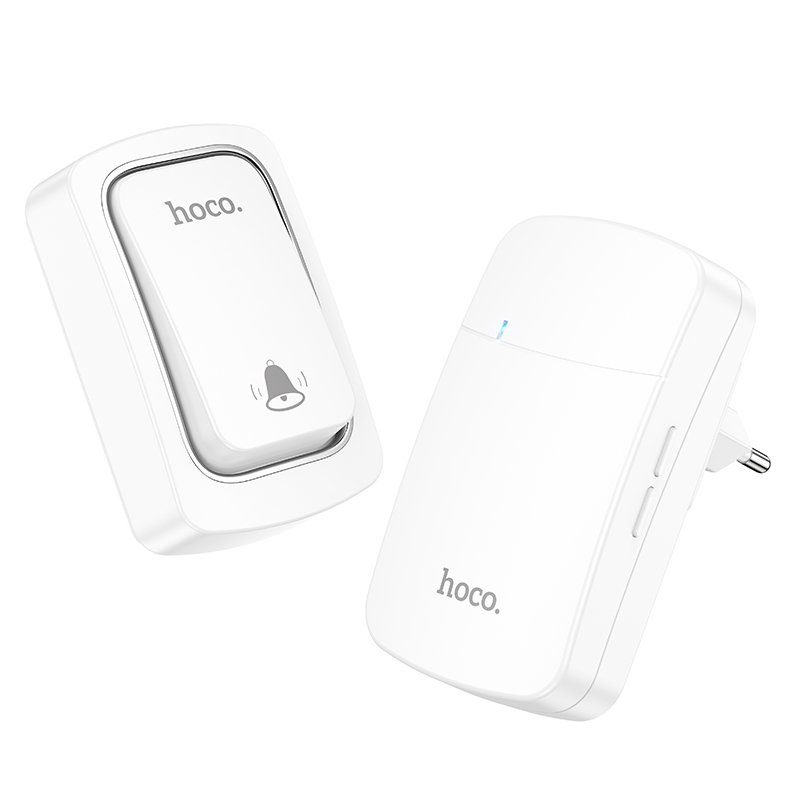Дзвінок HOCO HI26 self-powered wireless doorbell (EU) (6942007662314) 3