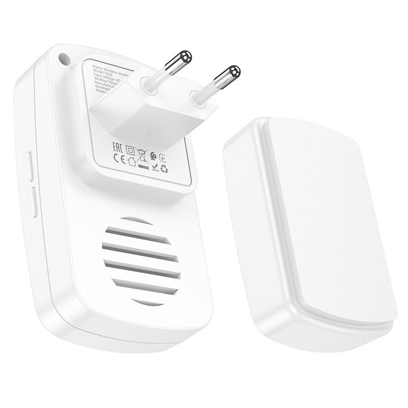 Дзвінок HOCO HI26 self-powered wireless doorbell (EU) (6942007662314) 6