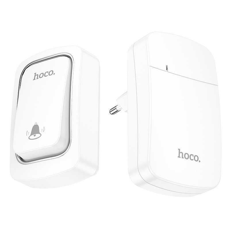 Дзвінок HOCO HI26 self-powered wireless doorbell (EU) (6942007662314) 5