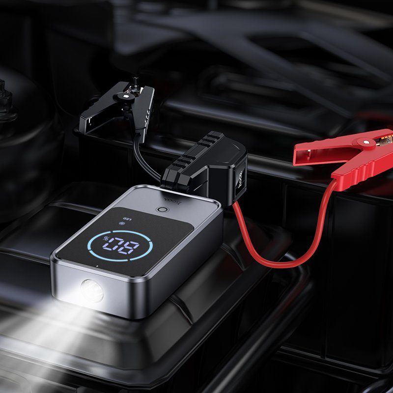 Автомобільний пуско-зарядний пристрій HOCO QS7 Source smart emergency start-up power bank(10000mAh) (6942007662840) 8