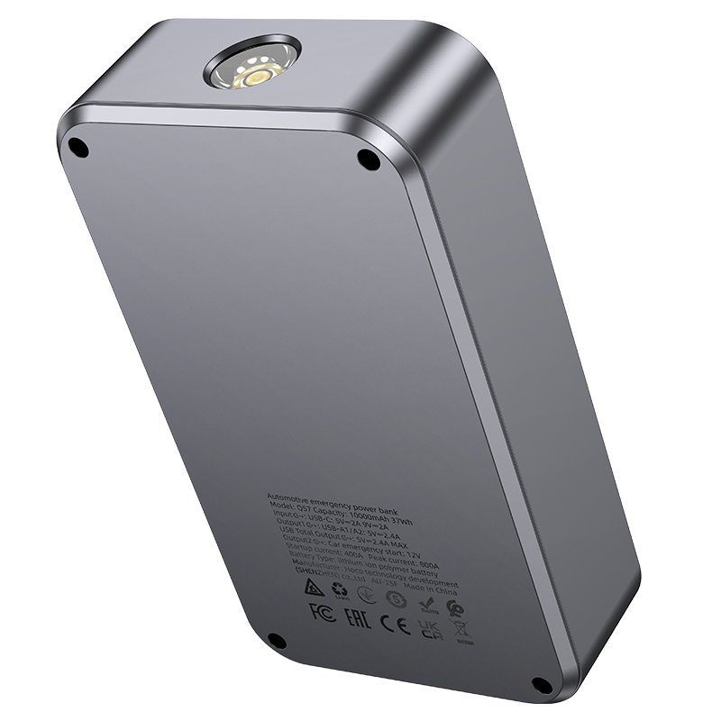 Автомобільний пуско-зарядний пристрій HOCO QS7 Source smart emergency start-up power bank(10000mAh) (6942007662840) 7