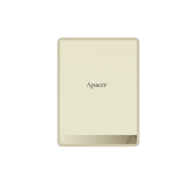 Портативний SSD Apacer AS724 512 GB USB 3.2 Gen.2 Type-C Read/Write 500MB/s Cream (AP512GAS724C-1)