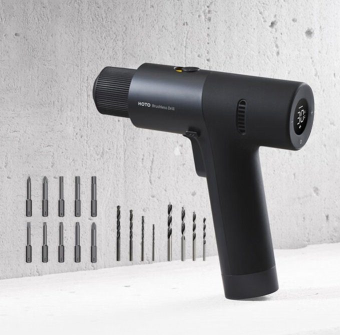 Дриль- шуруповерт Xiaomi HOTO 12 v impact electric drill suit percussion drill (QWDZTZ001) 4