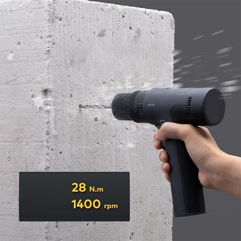 Дриль- шуруповерт Xiaomi HOTO 12 v impact electric drill suit percussion drill (QWDZTZ001) 6