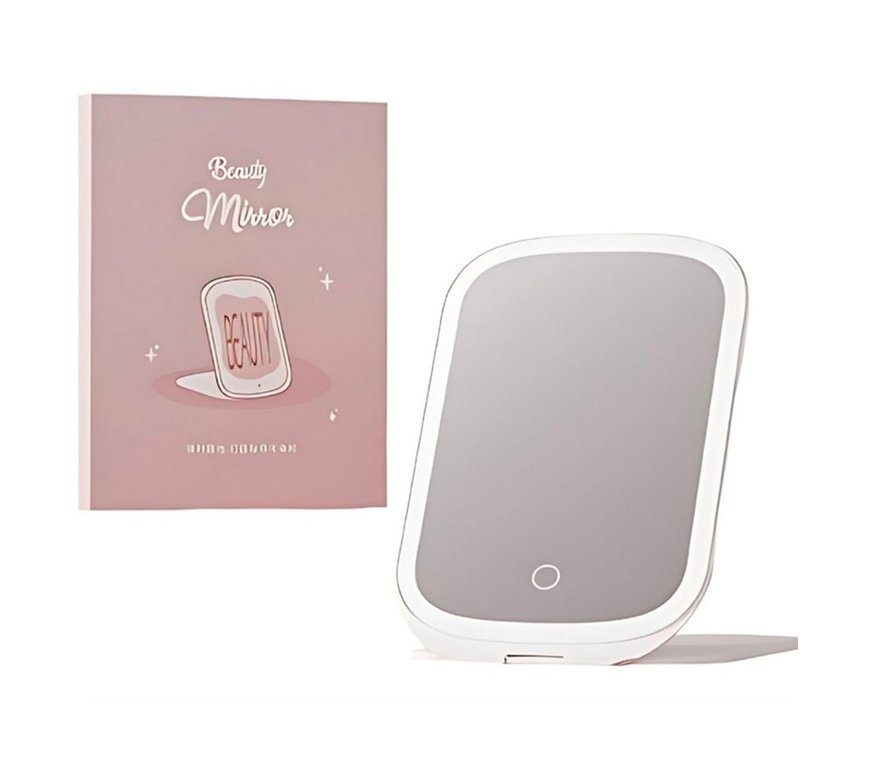 Дзеркало для макіяжу Xiaomi DOCO makeup mirror portable foldable Pink (FM001P) 2
