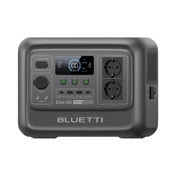 Портативна зарядна станція Bluetti Elite100V2 (P-EL100V2-EU-GY-BL-010) 3