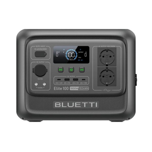 Портативна зарядна станція Bluetti Elite100V2 (P-EL100V2-EU-GY-BL-010)