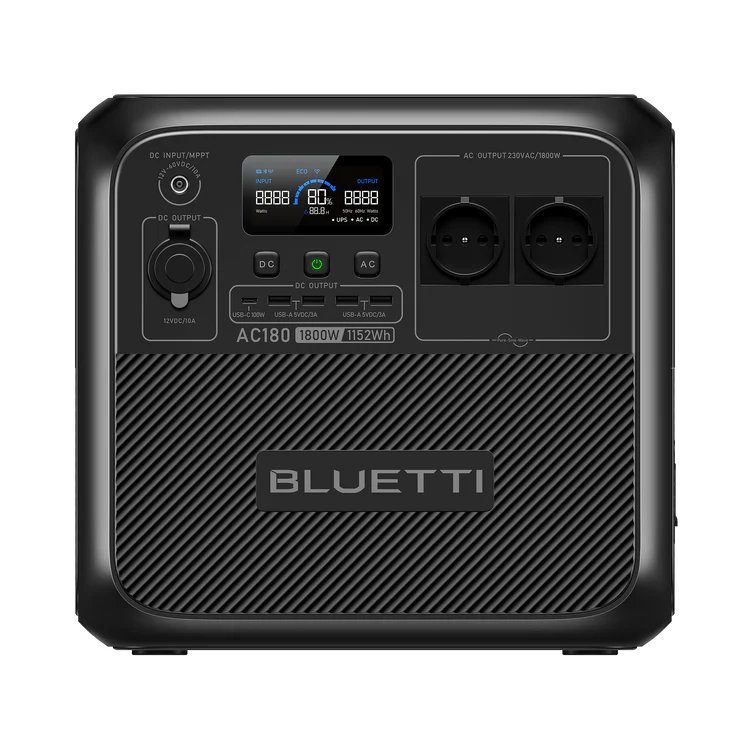 Портативна зарядна станція Bluetti AC180 (P-AC180-EU-GY-BL-010) 2