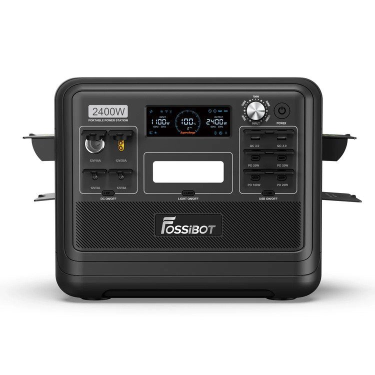 Портативна зарядна станція Fossibot F2400 Black (F2400) 8