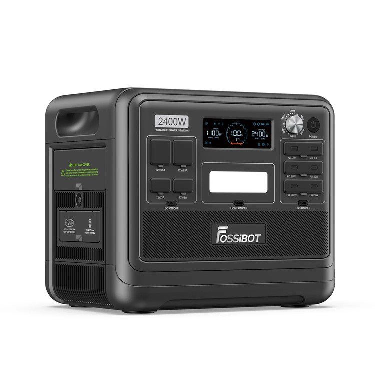 Портативна зарядна станція Fossibot F2400 Black (F2400) 2
