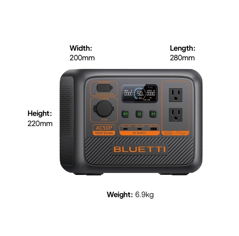 Портативна зарядна станція Bluetti AC50P (504Wh) (AC50P) 3