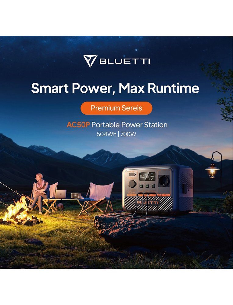 Портативна зарядна станція Bluetti AC50P (504Wh) (AC50P) 5