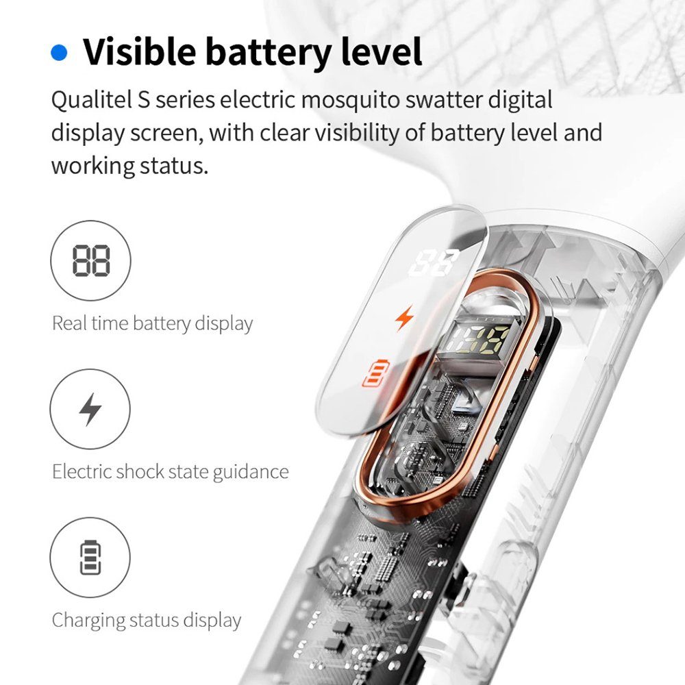 Електронна мухобійка Xiaomi Quality zero digital mosquito swatter technology version S2 (ZSS240912) 4
