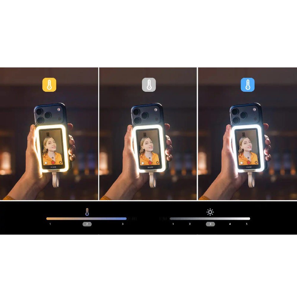 Магнітний екран для селфі Insta360 Snap Selfie Screen with Light (6977644765227) 11