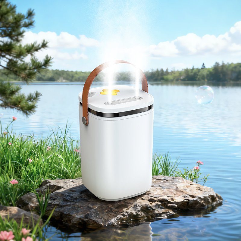 Зволожувач повітря HOCO HX35 Mist 2L double spray humidifier White (6942007674577) 9