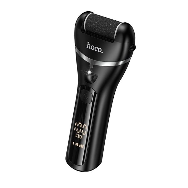 Електрична пилка для п'ят HOCO HP90 electric foot dermabrasion device Black (6942007674683)