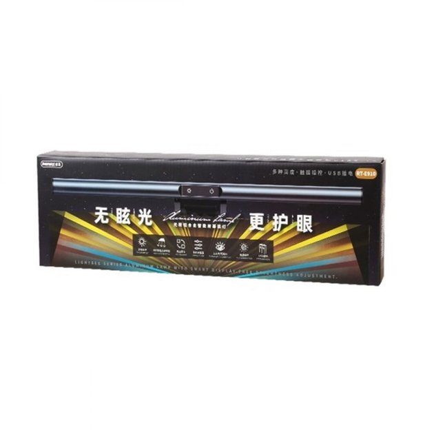 Лампа для монітору "REMAX Lightsee Series Aluminum Screen Lamp    RT-E910" Black (6954851228561) 2