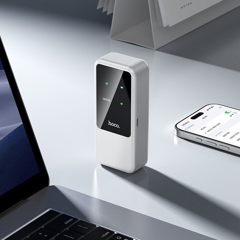 Мобільний роутер HOCO HI42 Mobile portable WiFi(Europe Asia and Africa) White (6942007666855) 7