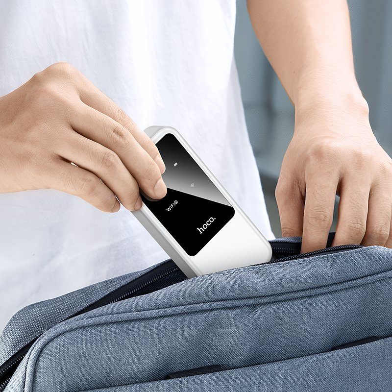Мобільний роутер HOCO HI42 Mobile portable WiFi(Europe Asia and Africa) White (6942007666855) 8