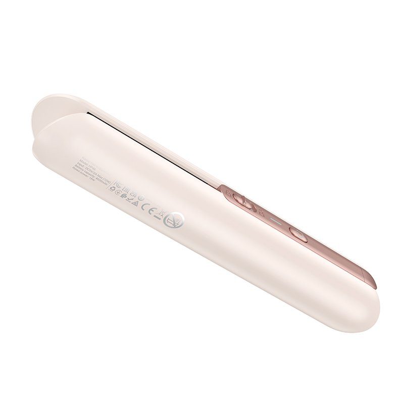 Вирівнювач для волосся з цифровим дисплеєм HOCO HP46 Explicit electric hair straightener pink (6942007666886) 6