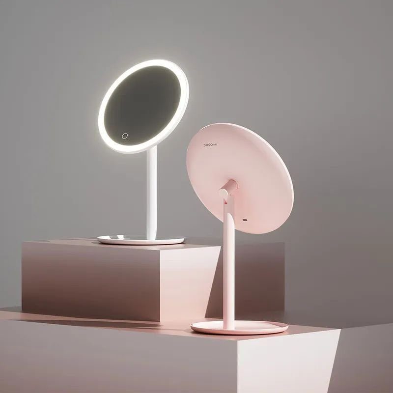 Дзеркало для макіяжу Xiaomi DOCO LED Beauty Sunlight Small White Mirror Standard Edition Simple White (654892) 8